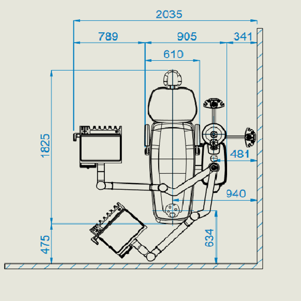 Стоматологическая установка KLT 6220 S9 Lower (с нижней подачей)