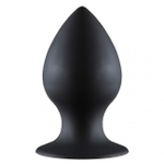 Большая анальная пробка на присоске Thick Anal Plug Large (11,5 см , черный ) (Цвет: черный)