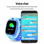 Синий Детский Смарт часы Y31 с GPS и SIM картой, Wifi, камерой, кнопкой SOS, будильником и телефоном / Smart Watch Y31