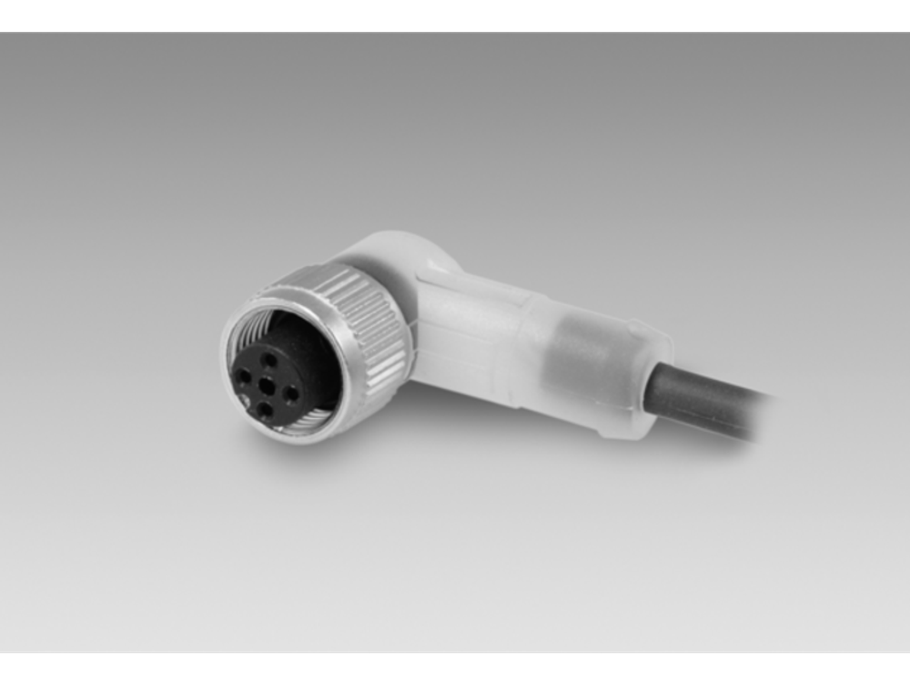 BAUMER Разъем угловой M12, 4pin, с кабелем 2м, ESW 33AH0200
