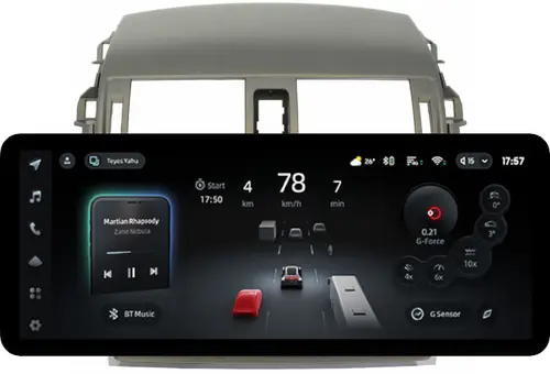 Магнитола для Toyota Corolla 150 2006-2013 (рамка тип 2) - Teyes CC4PRO монитор 12.3" 2K QLED + рамка 9, Android 13, Быстрейшая, Snapdragon 778G, ИИ, CarPlay, DSP, 4G SIM-слот