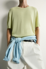 ФУТБОЛКА ИЗ ЛЕГКОГО ТРИКОТАЖА RELAXED FIT — ZARA