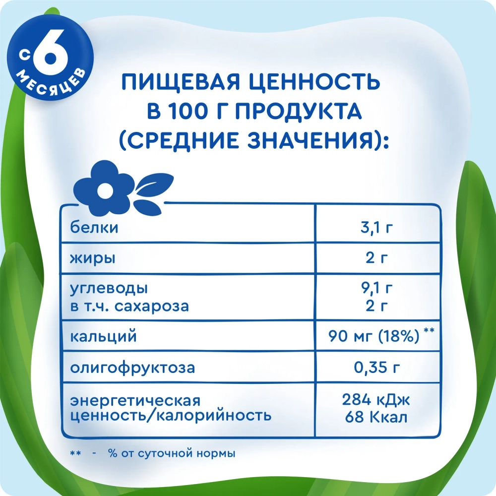 Каша жидкая Агуша рисово-кукурузная Банан и земляника 2% 200мл
