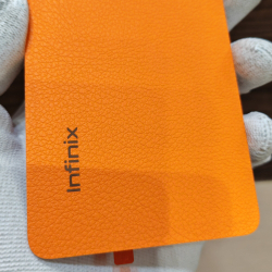 Крышка для Infinix Note 30 (X6833) Оригинальная (задняя крышка пластиковая под кожу) цвет: Оранжевый
