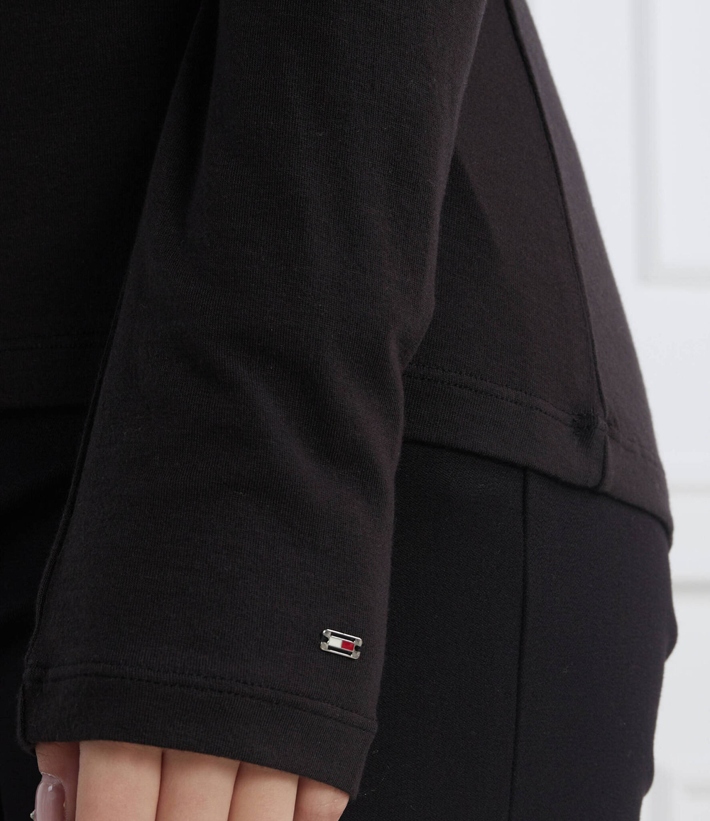 гольф soft tencel Tommy Hilfiger - черный(WW0WW36138)