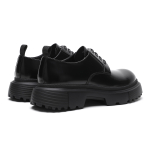 ELLE HOMME Top Grain Cow Leather Dress Shoes Men"s Black