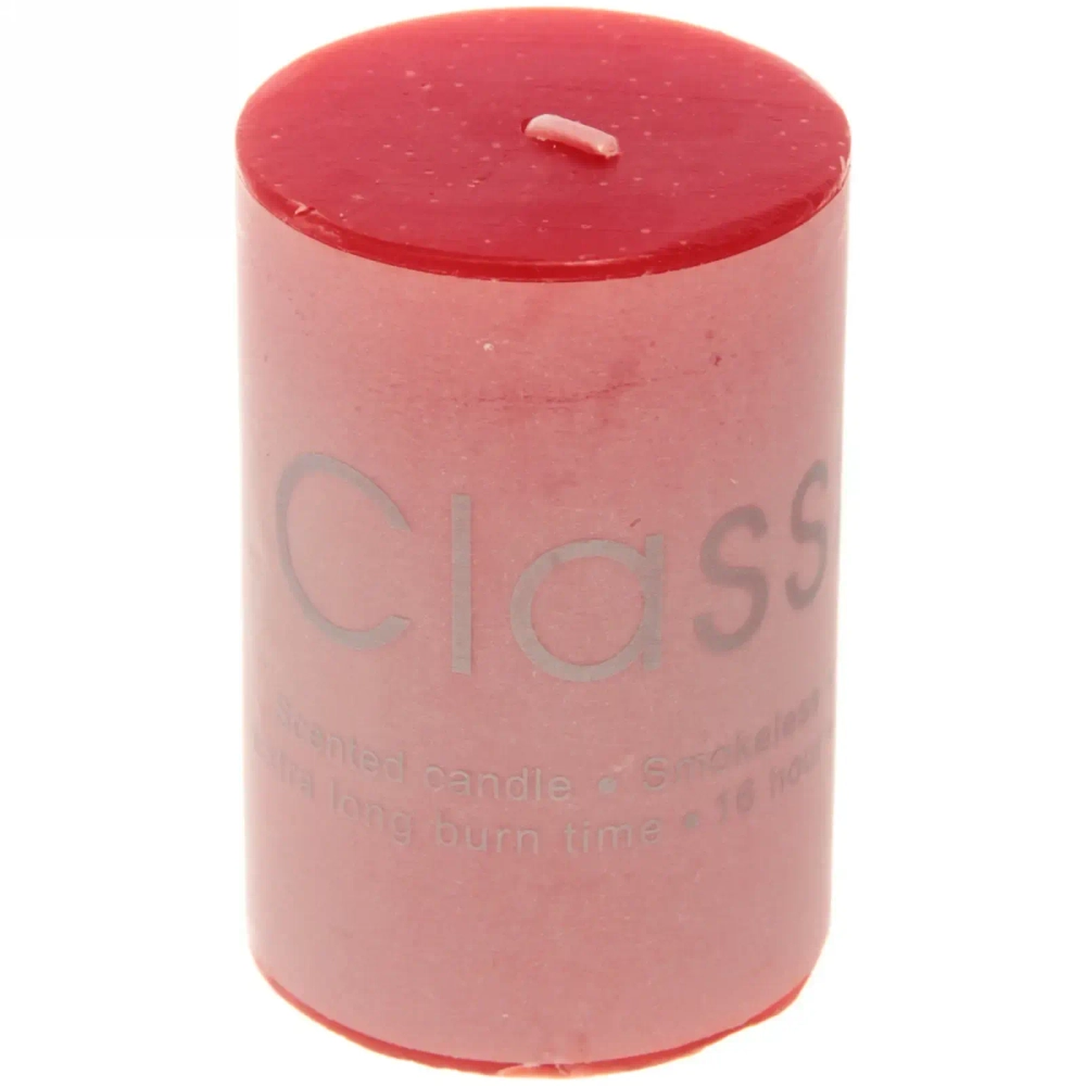 Свеча «Classic» 5*7,5см цвет красный ZD-002