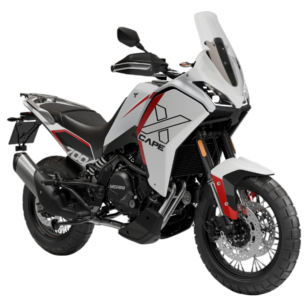 Мотоцикл Moto Morini X-CAPE 700 Gold Spoke Wheel, белый