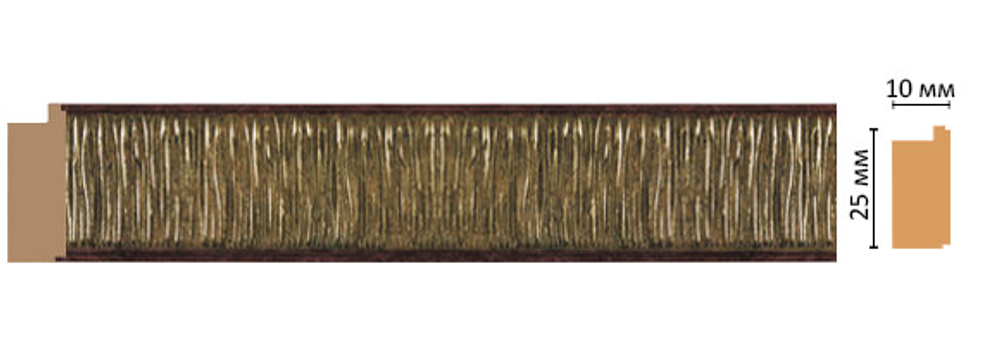 Молдинг Decomaster 102-52 25*10*2400мм