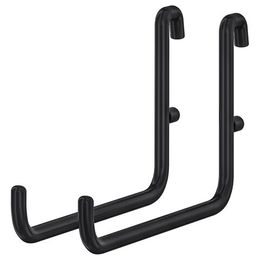Набор крючков IKEA SKADIS (СКОДИС), Черный, 2 шт