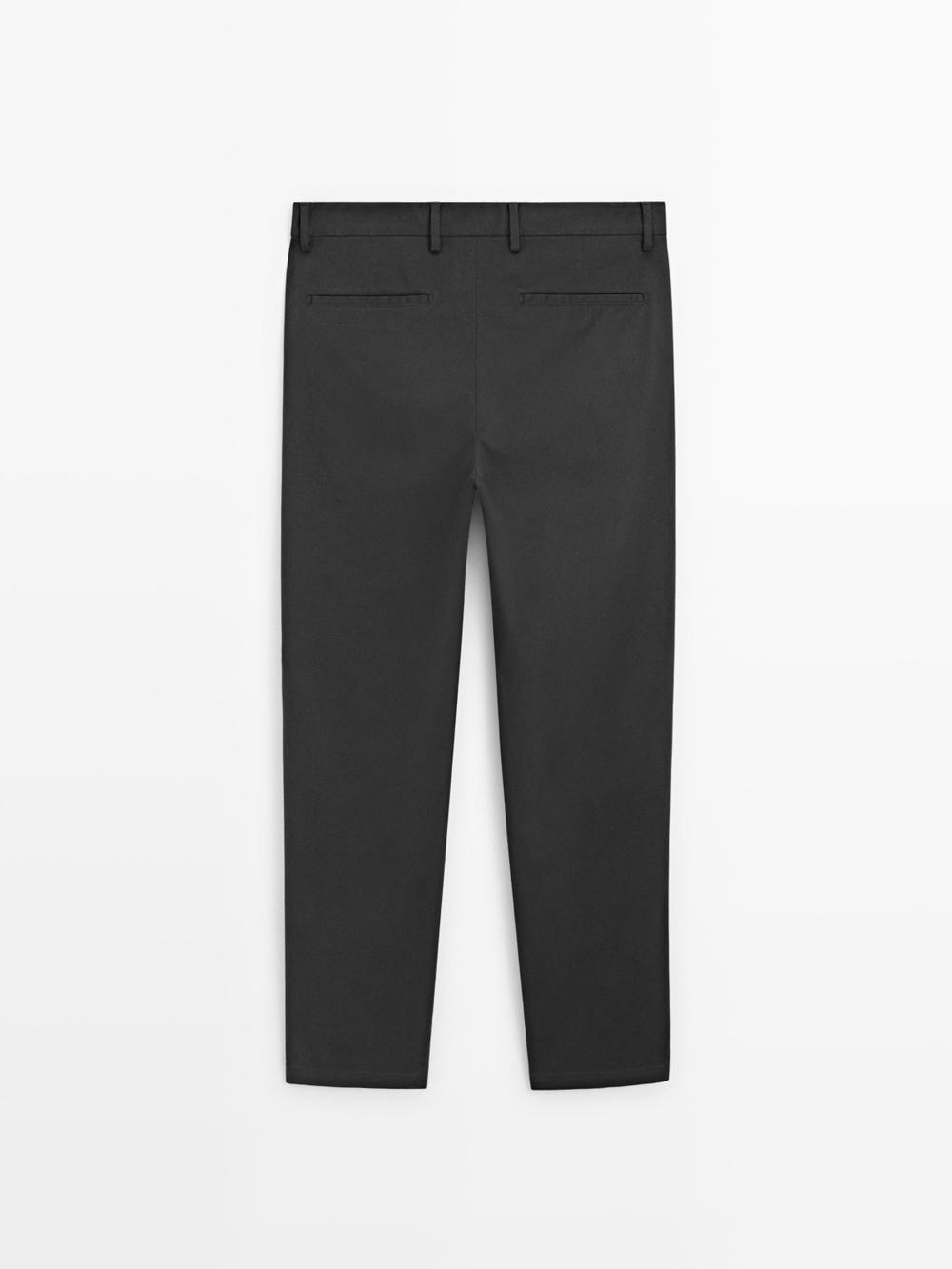 Massimo Dutti Брюки из шерстяной смеси, угольный