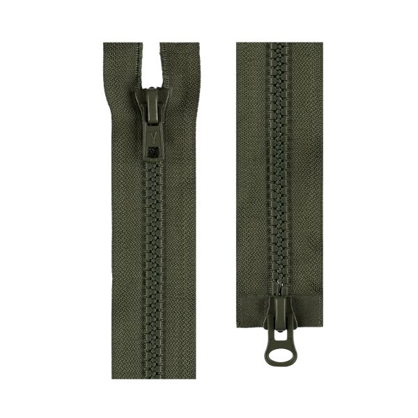Молния трактор Т8 (8 мм) 2 зам., разъем., 90 см, 315 хаки, G3082 Gamma, 10 шт
