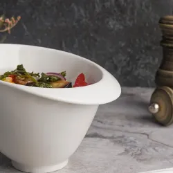 Салатник 560 мл d 15,2 см h10,3 см Oyster белый фарфор P.L. Proff Cuisine [6]