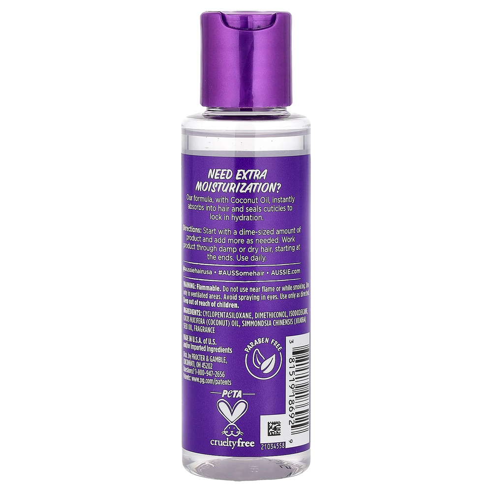 Aussie, Miracle Curls, увлажняющее масло с кокосовым маслом, 95 мл (3,2 жидк. унции)