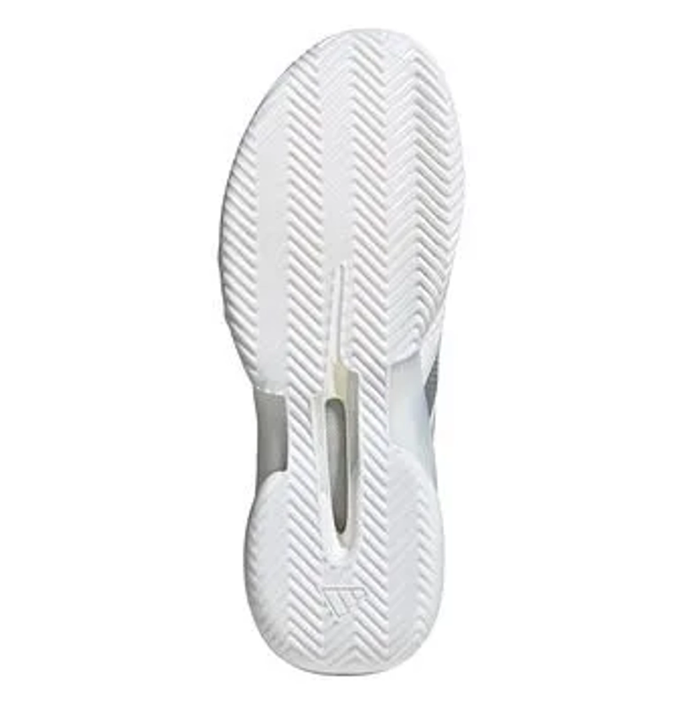 Мужские кроссовки теннисные Adidas Barricade 14 M Clay - cloud white/tech grey metallic/maroon