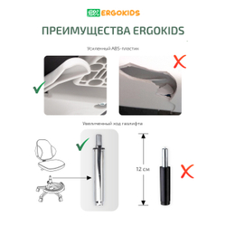 Стул для школьника Ergokids Columbia