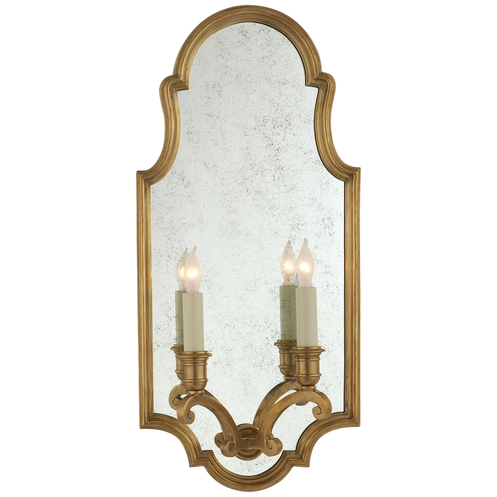 Настенный светильник Visual Comfort Sussex Medium Framed Double Sconce