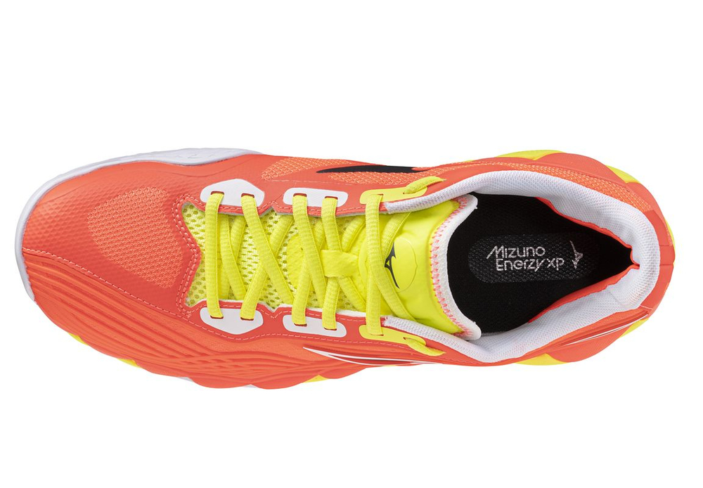 Мужские кроссовки для падела Mizuno Wave Enforce Tour 2 Padel — lava orange/white/yellow jasper