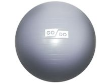 Мяч для фитнеса матовый d - 65 см GO DO :FB-65  (Серебро)