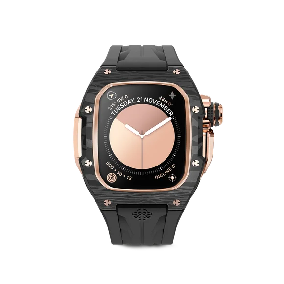 Корпус для Apple Watch RSCIII45 - Rose Gold Carbon