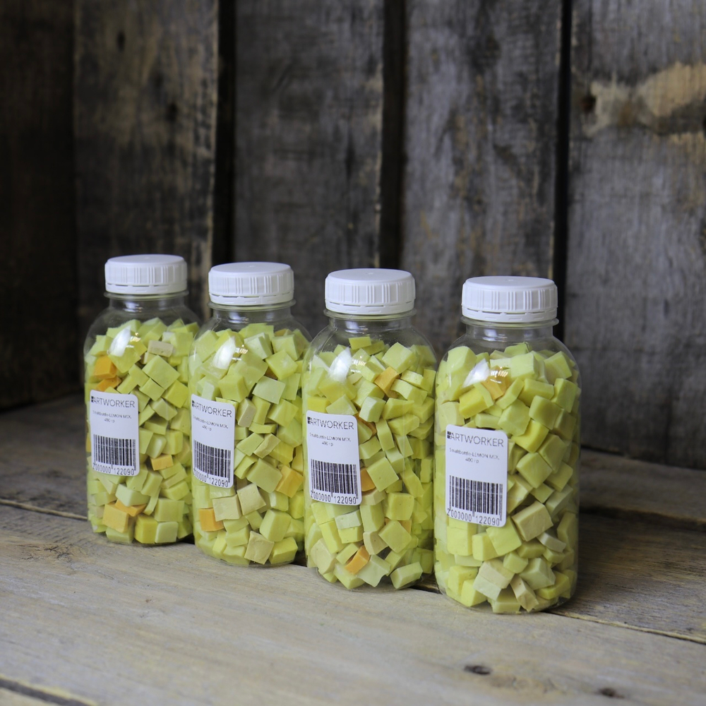 Желтая смальта Smaltbottle-LEMON MIX 400г | ArtWorker