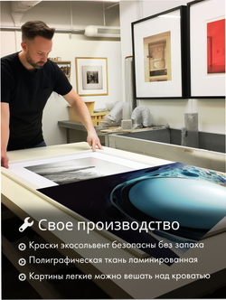 Картина Прорыв формы модульная 50x70см 3шт.