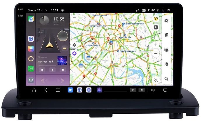 Магнитола для Volvo XC90 2006-2014 - Kuberg OL-9136 QLed+2K, Android 13, Быстрейшая, CarPlay, 4G SIM-слот