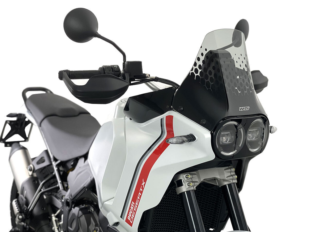 WRS Ветровое стекло Enduro Ducati Desert X затемненное DU025F
