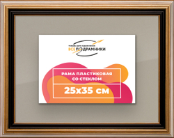 Рамка 25x35 для постера и фотографий