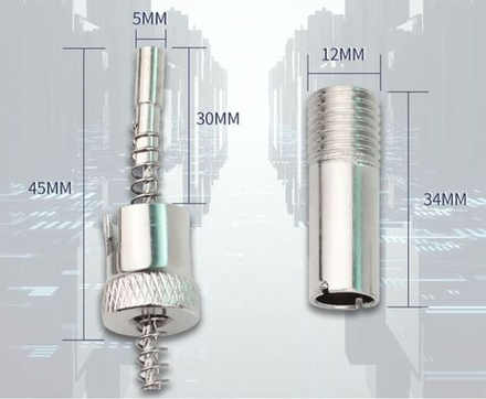 Термопара WRNT-01 тип К (0~400°C) M12, шаг 1.5, провод 2 метра