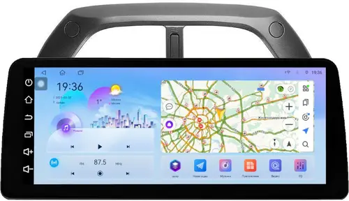 Магнитола для Toyota RAV4 2 2000-2003 - FarCar S500-TS18 монитор 12.3" 2K QLED на Android 14, Быстрая, CarPlay, 4G SIM-слот