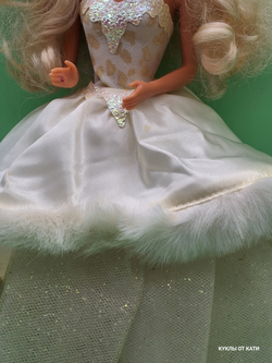 Кукла Барби винтаж коллекционная 1989 Happy Holidays Barbie (Special Edition) 034243