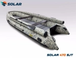 Лодка надувная моторная solar-470 super jet tunnel с фальшбортом