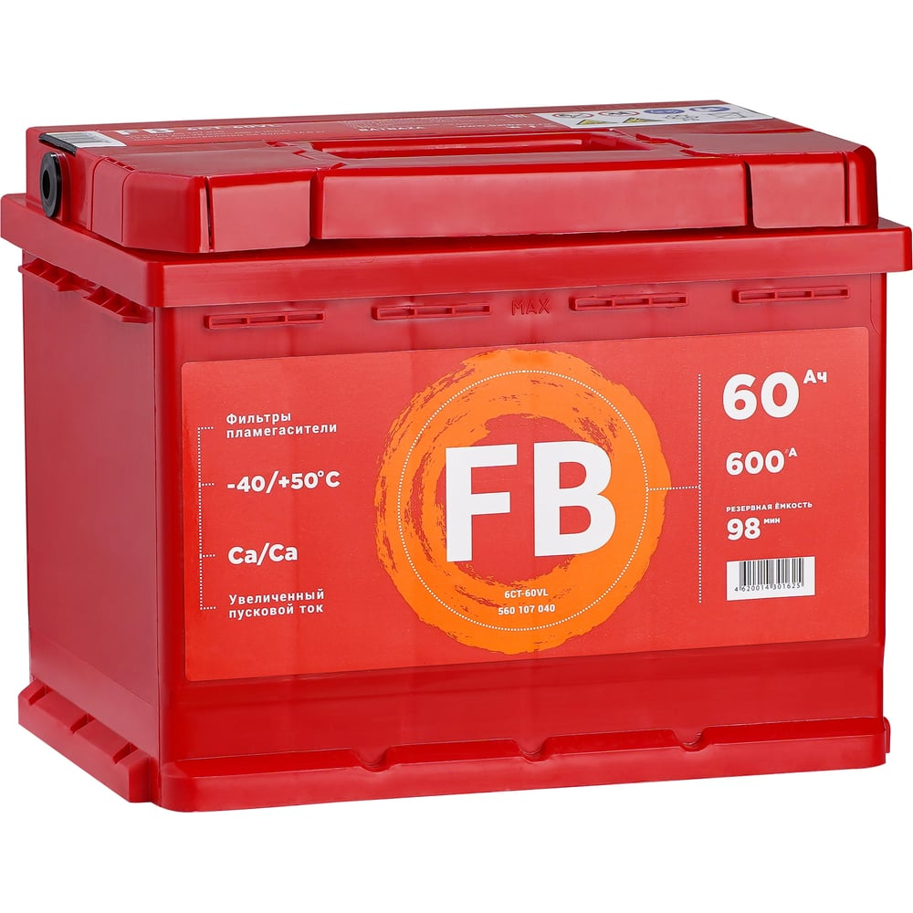 FB 6 СТ  60 А/ч (1) (L)