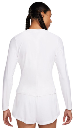 Женская теннисная футболка с длинным рукавом Nike Court Advantage Dri-Fit 1/4-Zip Tennis Mid Layer