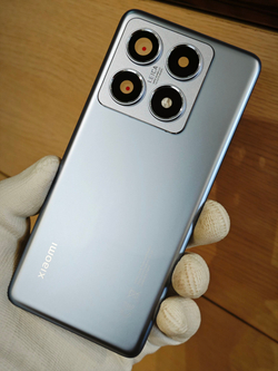 Задняя крышка ORIGINAL для Xiaomi 14T Pro 2407FPN8EG - ( заднее стекло ) цвет: Голубой / Titan Blue