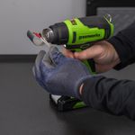 Строительный фен акк. Greenworks G24HG, 24V, 550°С, 200 л/мин,1х4Ач,ЗУ,кор (3400207CUB)