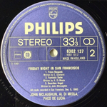 Al Di Meola / John McLaughlin / Paco De Lucia - Friday Night In San Francisco (Голландия 1981г.)
