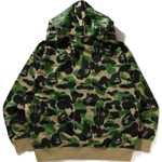 A Bathing Ape Abc Camo Rayon Relaxed Fit Shark Full Zip Худи зеленый