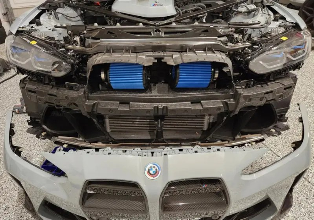 Система холодного впуска BMS BMW G8x S58 M3/M4 Elite Performance Front Mount Intake - Red