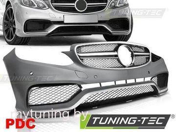 Передний бампер E63 AMG STYLE PDC для Mercedes E W212 FL