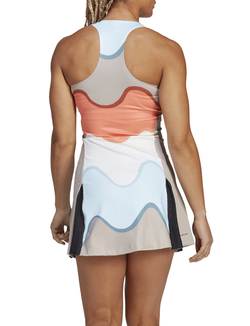 Женская Платье теннисное Adidas Marimekko Tennis Dress - разноцветный/semi coral