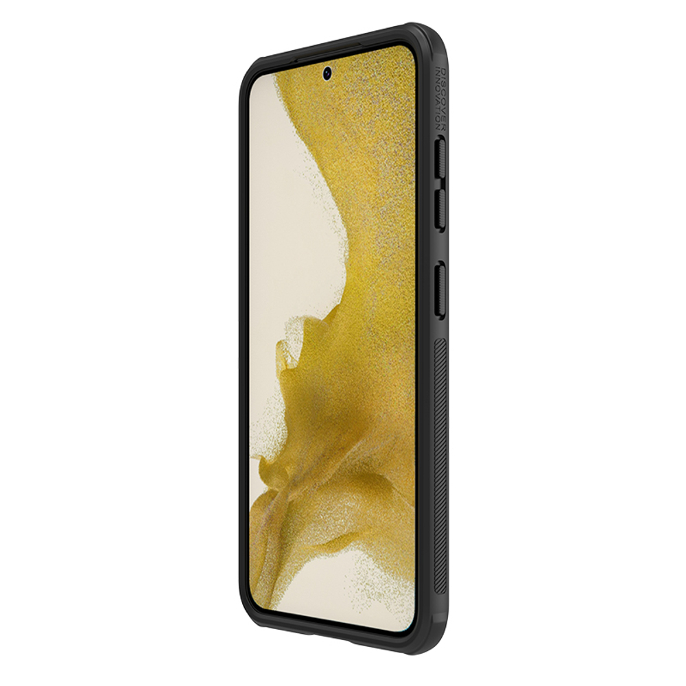 Чехол усиленный от Nillkin c поддержкой беспроводной зарядки для Samsung Galaxy S23+ Плюс, серия Super Frosted Shield Pro Magnetic