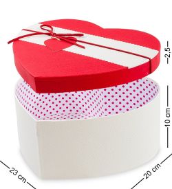 Packing Symphony WF-47/3-A Коробка «Сердце» цв.бел./красн.