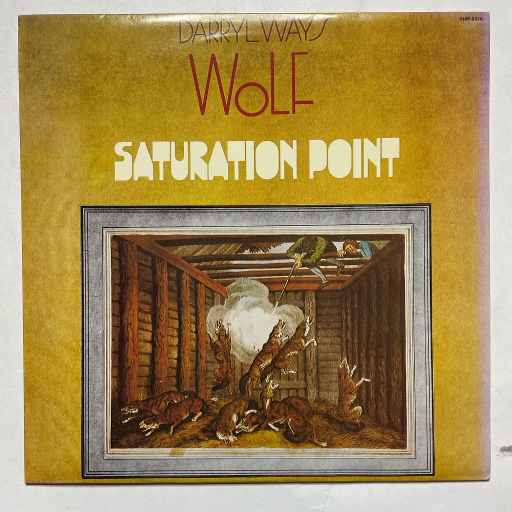 Винтажная виниловая пластинка LP Darryl Way Wolf Saturation Point (Japan 1979) (No Obi)