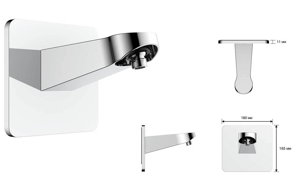 Душевой комплект Inspire VSFW-3I21MT3CH встраиваемый, термостатический, двухрежимный, хром
