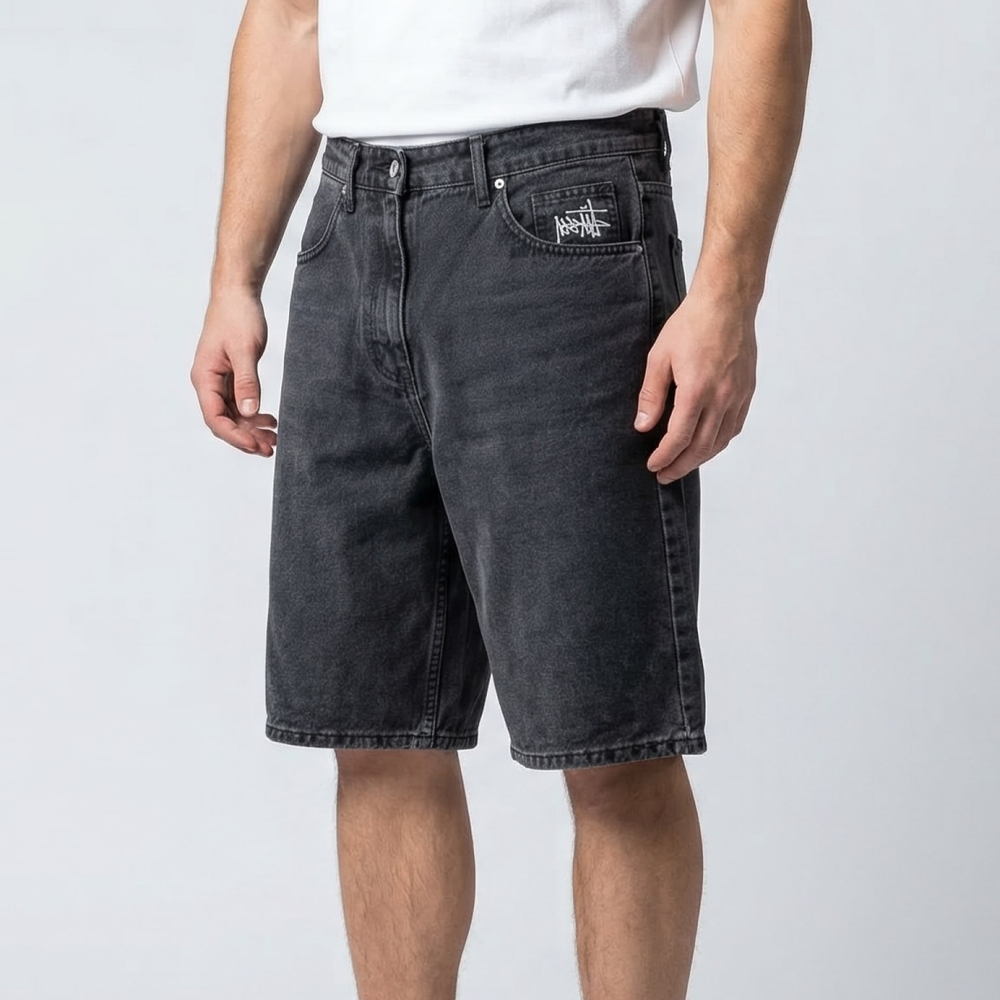 Шорты джинсовые Stussy • Черный