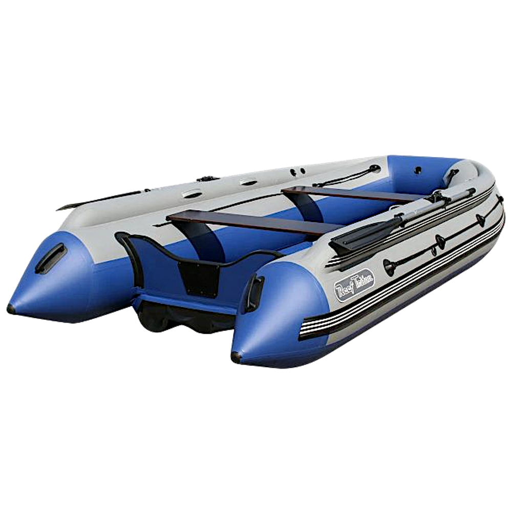 Лодка ПВХ Angler Reef Тритон 390FiНД с интегрированным фальшбортом -