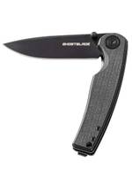 Нож складной GhostBlade Moroi, сталь D2, 58-62 HRC, Spear-point, рукоять микарта чёрная, замок Liner lock, 96 г