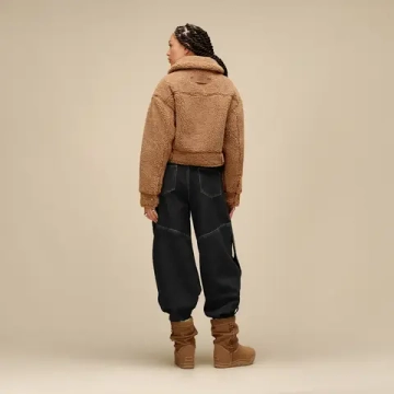 UGG Короткая куртка-тракер Frankie, каштановый